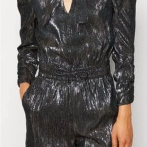 Scotch & Soda Black Shimmer Jumpsuit
